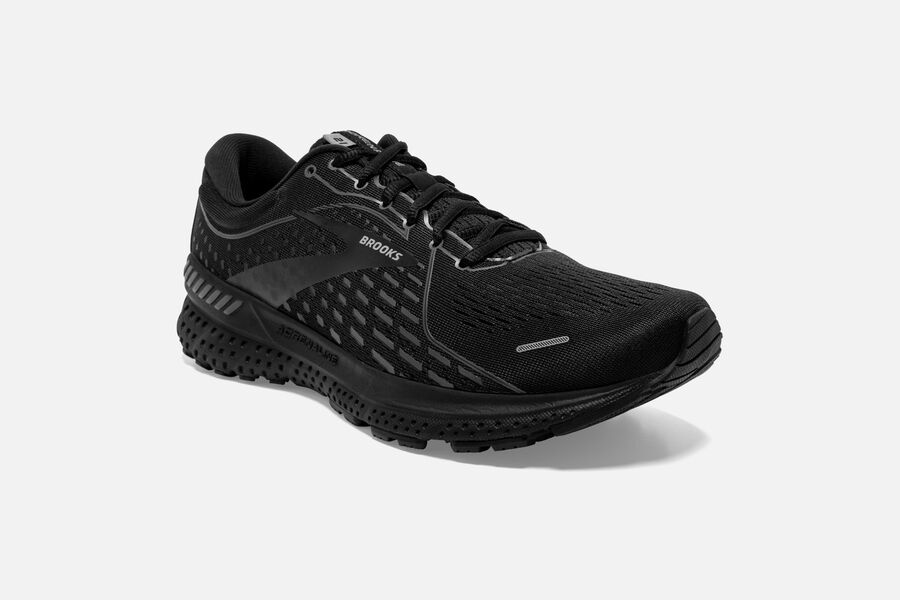 Brooks Running Shoes Mens Black - Adrenaline GTS 21 Road - 9127-SCKUP